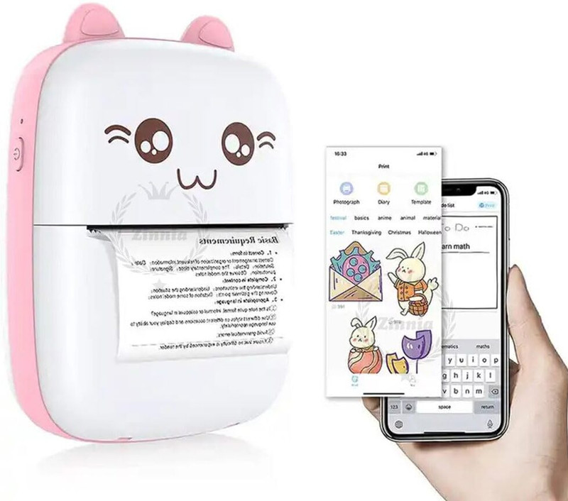 ZOOBE Enterprise Inkless Bluetooth Pocket Printer for Prints Picture Inkless Pocket Printer