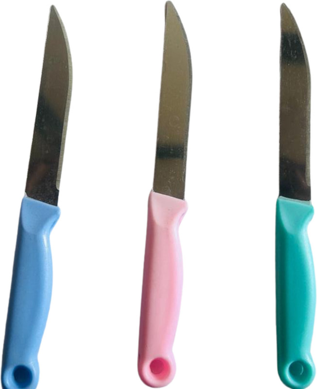 SBHOMEAPPLIANCES 3 Pc Stainless Steel Knife Set High Carbon Reed Knife