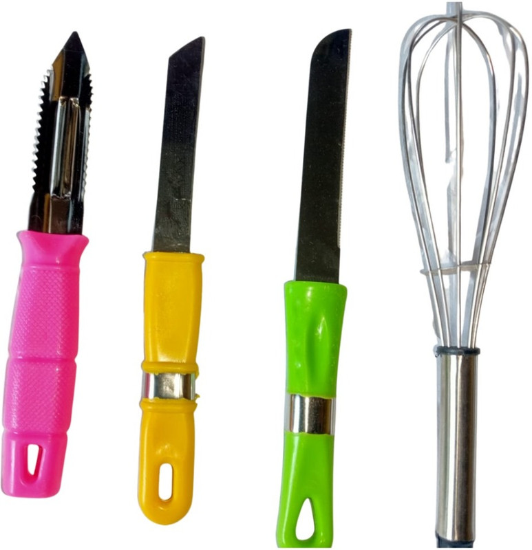 SBHOMEAPPLIANCES Unique Egg Whisk/Egg Beater Heavy Duty Stainless Steel With Knife Set Reed Knife