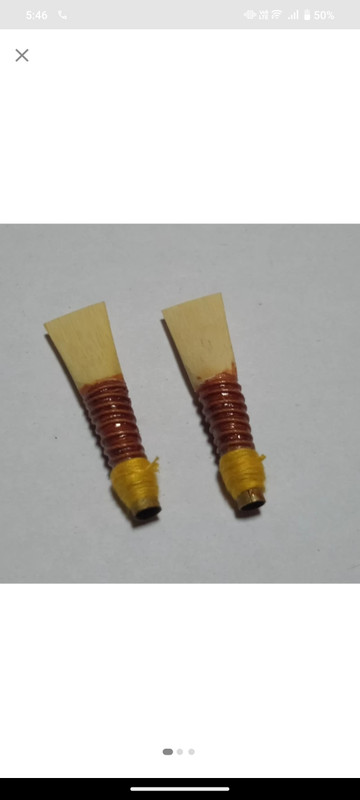 NIOS SPORTS BAGPIPER REED 2 PICS ENGLISH CANE Reed