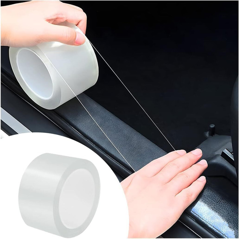 Anadhmart Rubber Car Door Guard(White, Pack of 1, NA, NA)