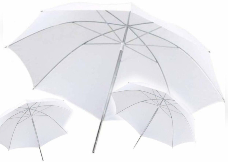 VTS Professional (1pcs.) Big White Umbrella Regular 36inch/91cm for Photography White Reflector Umbrella(20 cm)