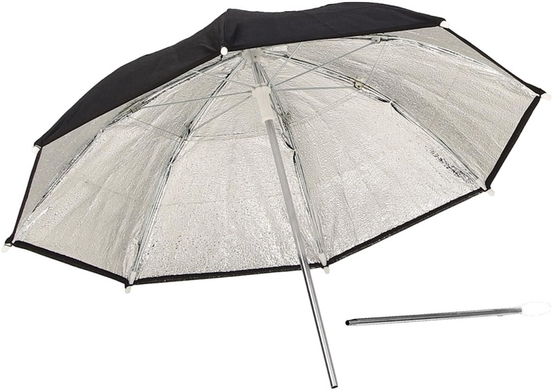 Prolite Studio Mini Umbrella Reflector Diffuser (Small Size) (Pack of 1) Black Reflector Umbrella(18 inch)