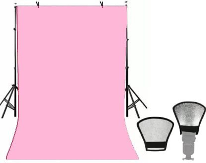 Stookin 8x10 Pink Color Photography Studio Backdrop for Event Shoot Reflector