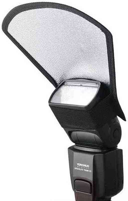 Action Pro Mini Silver White Flash Diffuser Reflector for DSLR Camera Reflector