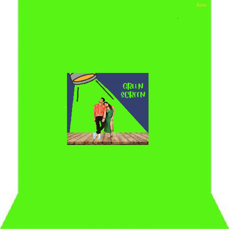 Kate 8x12 Green Backdrop for youtube Reflector