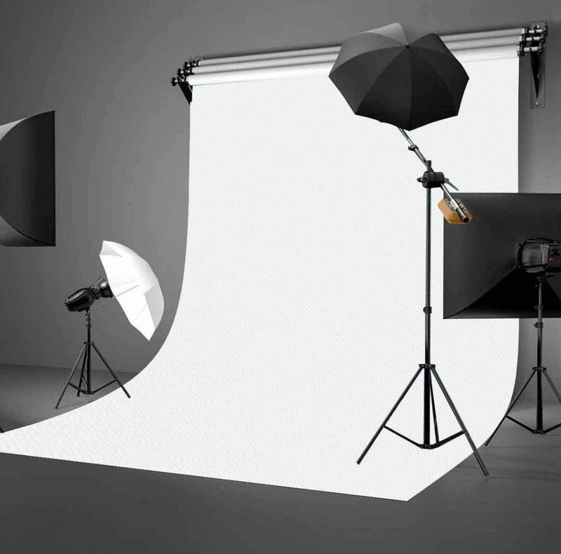 VTS 8 x12 FT. Backdrop, 100% LEKERA Screen Chroma Key 4 Spring Clamps & 4 Backdrop Reflector