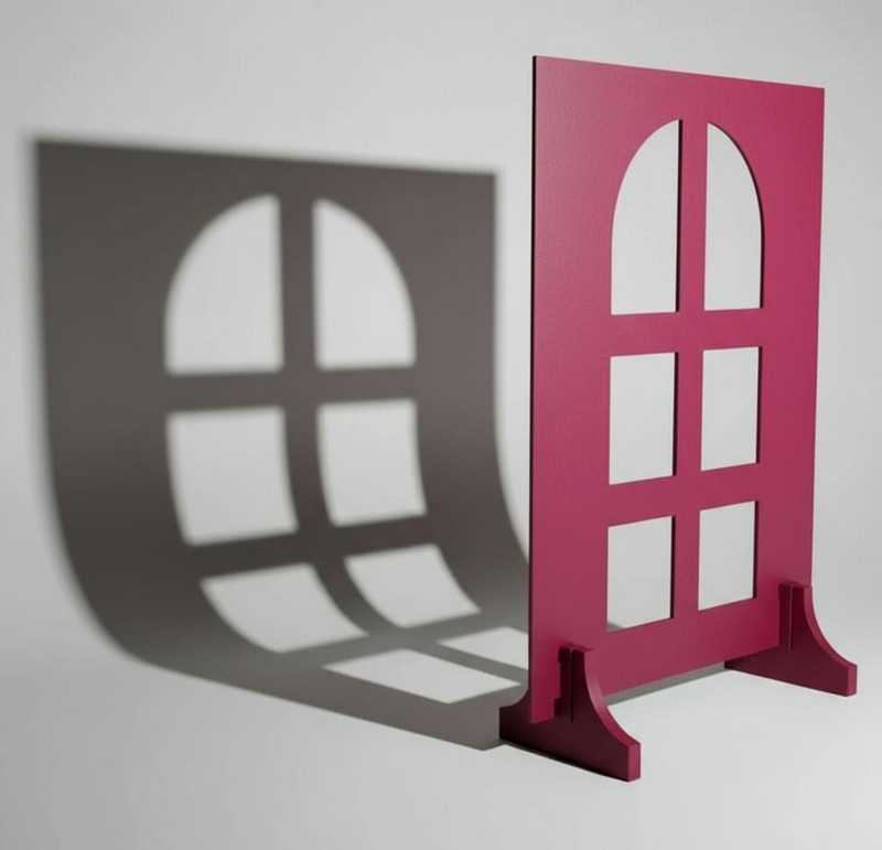 Smiledrive Photography Shadow Board A3 – Window Pattern for Stunning Light Patterns & Depth Reflector