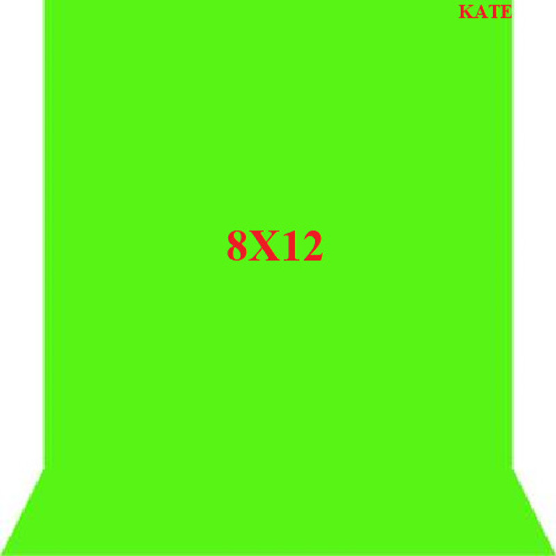 Kate 8x12FT Green Video Background Cloth, Reflector