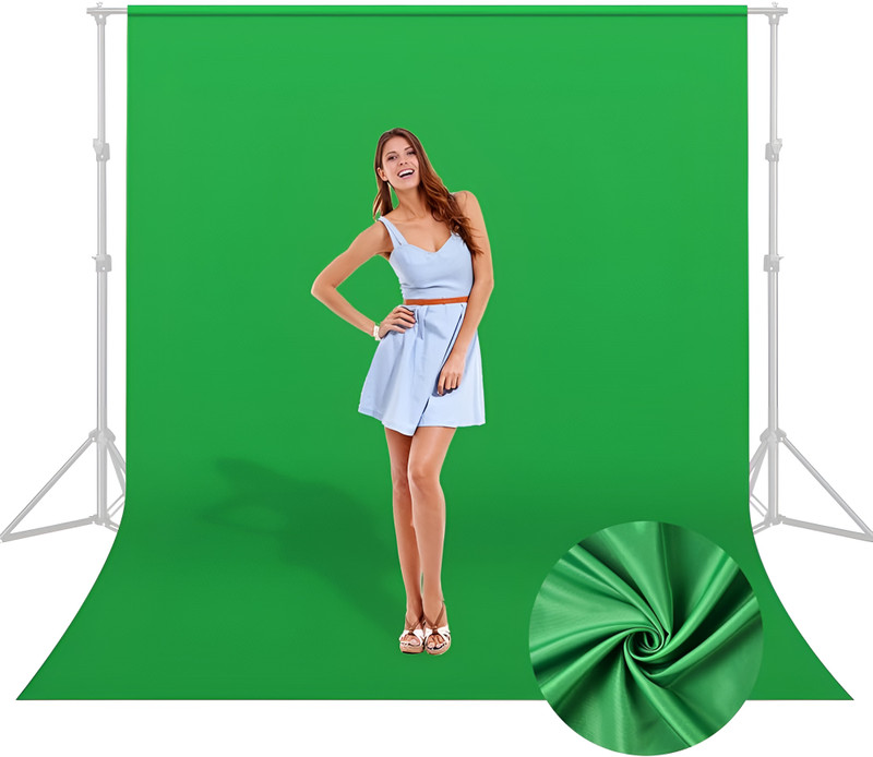 PARILON 6x7 FT Green Backdrop Photo Light Studio Photography Green Screen Reflector