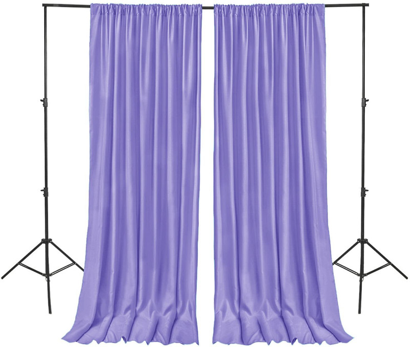 Cam cart Light purple Decoration Backdrop Curtain Background Wedding Parties 4x8 Set of 2 Reflector