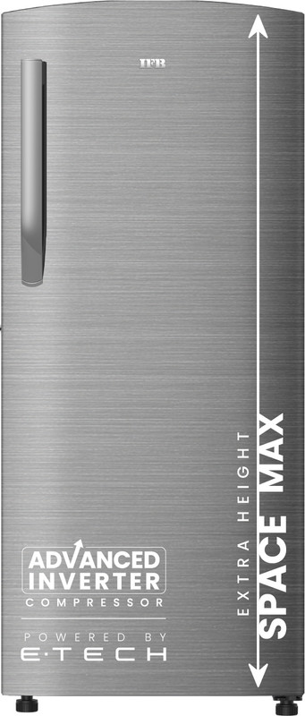 IFB 197 L Direct Cool Single Door 5 Star Refrigerator with Powered by E-Tech, Extraordinary Storage, Quadra Crisper with Humidity Controller, Advanced Inverter Compressor(Brush Grey, IFBDC-2235DBSE)
