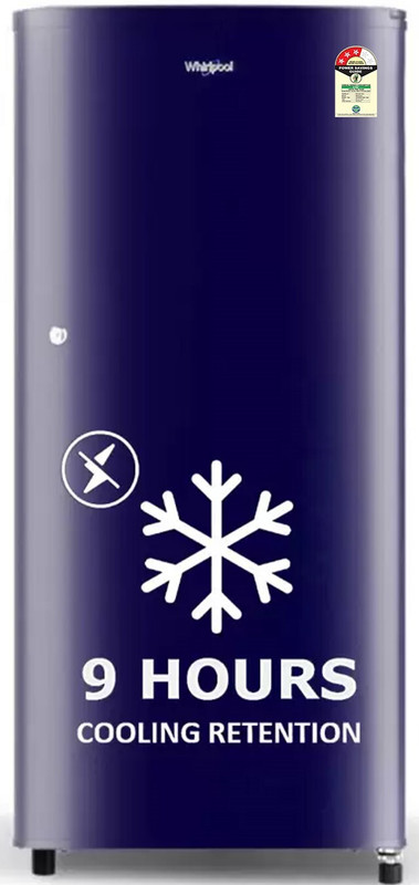Whirlpool 184 L Direct Cool Single Door 2 Star Refrigerator(Solid Wine / Wine, 205 WDE CLS 2S SHERRY WINE-Z)