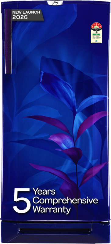 Godrej 234 L Direct Cool Single Door 5 Star Refrigerator with Base Drawer with Energy Efficient Inverter Compressor(Marine Blue, RD 240E TDI MN BL / RD EDGEPRO 255E TDI MN BL)