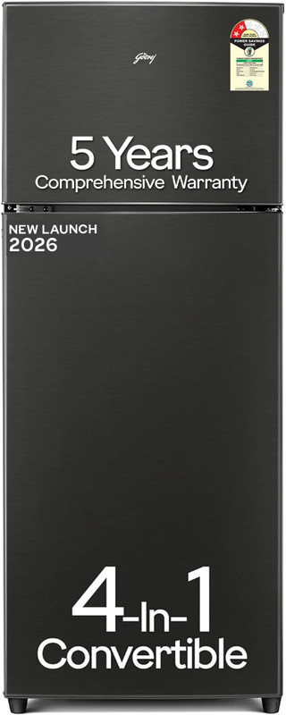 Godrej 272 L Frost Free Double Door 2 Star Refrigerator(Frossil Steal, RF EON 294BN RCIT FS ST)