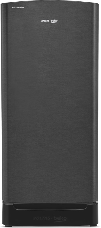 Voltas Beko 183 L Direct Cool Single Door 4 Star Refrigerator with Base Drawer(Dark Grey, RDC215A / 4W0DGR0M0B00GO)