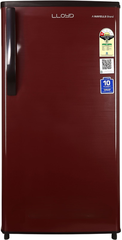 Lloyd 165 L Direct Cool Single Door 1 Star Refrigerator(Royal Red, GLDC182RRRT2JC)