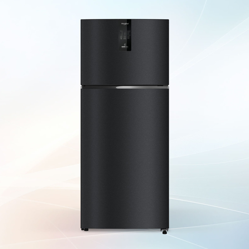 Whirlpool 411 L Frost Free Double Door 2 Star Convertible Refrigerator(Black Inox, NFT41127IRM1C1TE/)