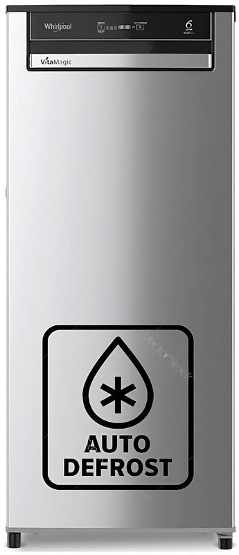 Whirlpool 192 L Direct Cool Single Door 3 Star Refrigerator with Auto Defrost(Magnum Steel, 215 VMPRO PRM 3S INV MAGNUM STEEL-Z)