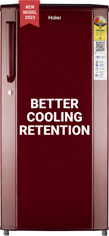 Haier 165 L 1 Star Direct Cool Single Door Refrigerator Appliance (2023 Model)