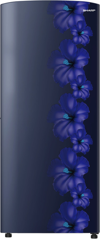 Sharp 187 L Direct Cool Single Door 2 Star Refrigerator(Hibuscus Blue, SJ-DF207N2-PBR)