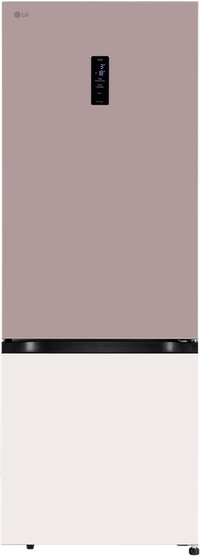 LG 340 L Frost Free Double Door Bottom Mount 2 Star Convertible Refrigerator(Pink Tango, GLB3426BFPT)
