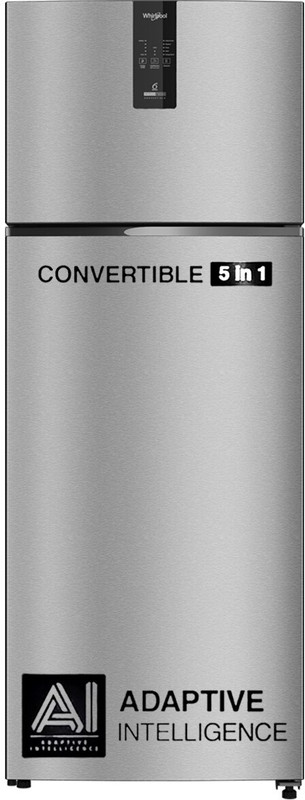 Whirlpool 327 L Frost Free Double Door Top Mount 2 Star Refrigerator(Alpha Steel, IFPRO INV CNV 375 ALPHA STEEL(2S)-Y)