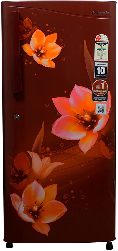 Panasonic 197 L Direct Cool Single Door 2 Star Refrigerator(RED, NR-A201BTRN)