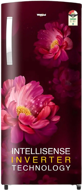 Whirlpool 207 L Direct Cool Single Door 3 Star Refrigerator(WINE PEONY - Z, 230 IMPRO PRM 3S WINE PEONY-Z)