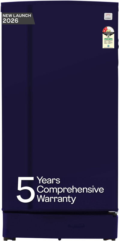 Godrej 180 L Direct Cool Single Door 2 Star Refrigerator(Navy Blue, RD EDGE 190B WRF NY BL)