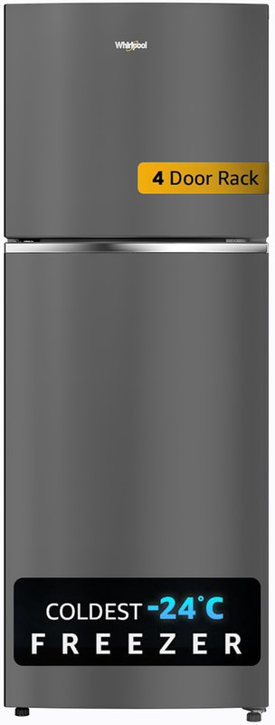 Whirlpool 235 L Frost Free Double Door 2 Star Lunar Black