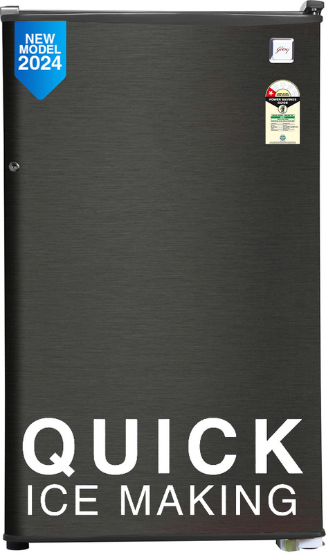 Godrej 97 L Direct Cool Single Door 1 Star Refrigerator with Jumbo Vegetable Tray and Quick Ice Making Space(Fossil Steel, RD CHAMP 114A WPF FS ST)