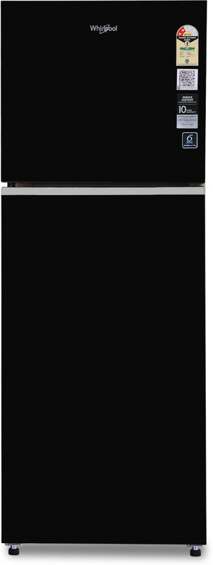Whirlpool 308 L Frost Free Double Door Top Mount 2 Star Refrigerator(Crystal Black, IFPRO INV CNV 355GD CRYSTAL BLACK(2S)-Y)
