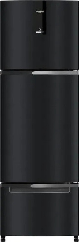 Whirlpool 237 L Frost Free Triple Door 2 Star Refrigerator(Black, DF285)