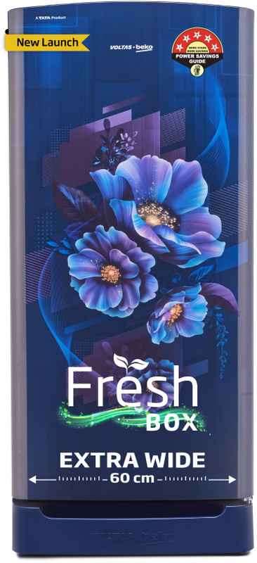 Voltas Beko 228 L Direct Cool Single Door 5 Star Refrigerator(Bonita Blue, RDC260A/W0BBRTM0B00GO)
