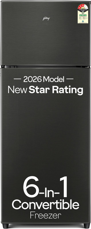 Godrej 244 L Frost Free Double Door 3 Star Refrigerator(Fossil Steel, RT EONVALOR 280CN RCIF FS ST)