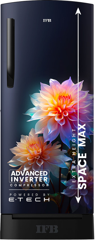 IFB 187 L Direct Cool Single Door 4 Star Refrigerator with Base Drawer(Divine Bliss (Blue), IFBDC-2134DBNED)