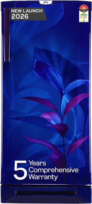 Godrej 185 L Direct Cool Single Door 5 Star Refrigerator(Mystic Blue, RD 195EN TDI MY BL)