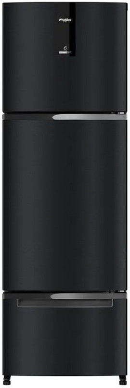 Whirlpool 237 L Frost Free Triple Door Bottom Mount 2 Star Refrigerator(GRAVITY BLACK, PRONXT DF285 3D PRM GRAVITY BLACK(2S)-Y)