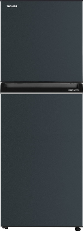 TOSHIBA 233 L Frost Free Double Door 2 Star Convertible Refrigerator with Real Inverter, Pure Bio Deodorizer(Gem Blue, GR-RT338WE-PMI(52))