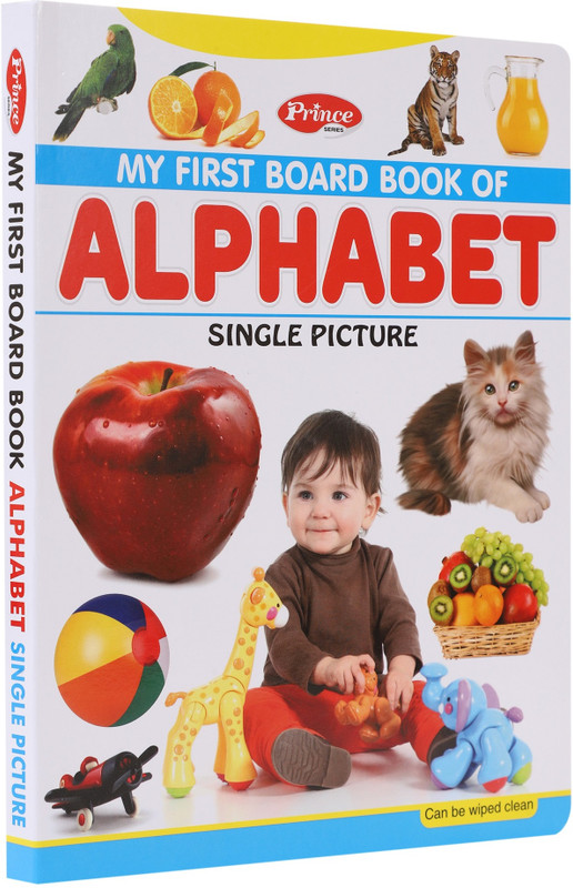 GoodsNet My First Board Book Of Alphabet Single Picture|Smart Books For Smart Kids(Multicolor)