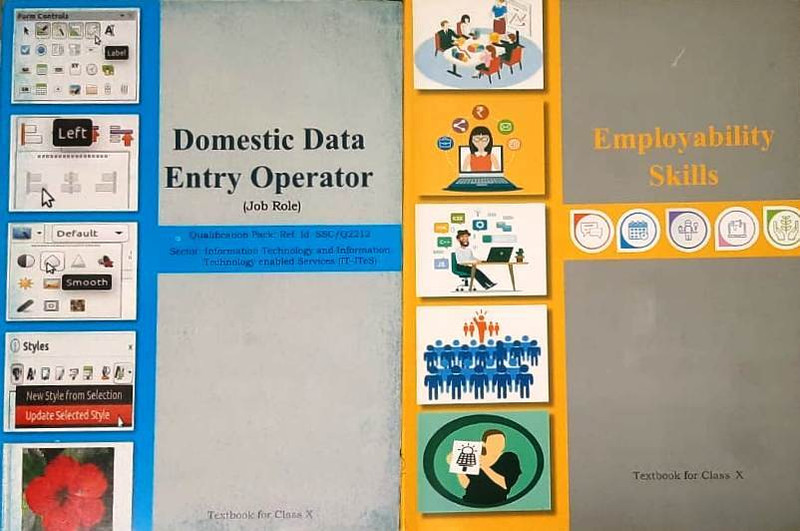 NCERT Domestic Data Entry Operator & Employability Skills Textbook For Class 10(Paper, NCERT)