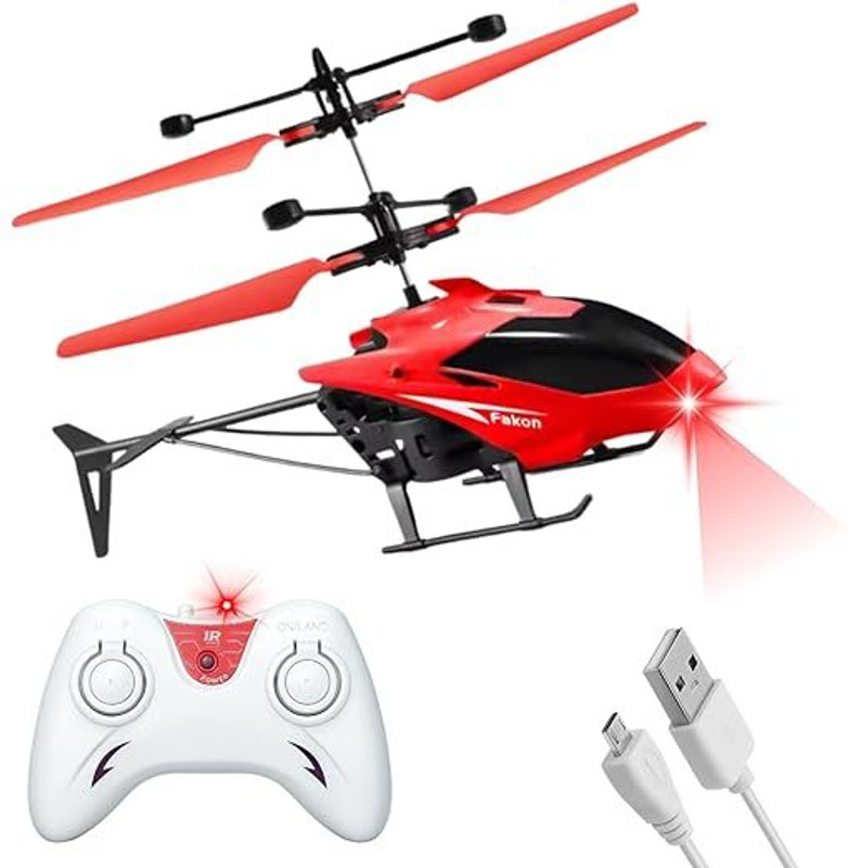 SS GIFT HUB REMOTE CONTROL FLYING AIRCRAFT RECHARGABLE HELICOPTER TOY FOR KIDS (MULTICOLOR)(MULTCOLOR)