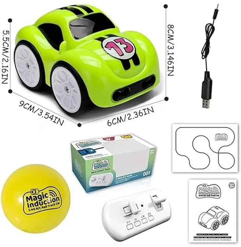 zestify commerce Magic Induction RC Intelligent Sensor Car – With Intelligence Modes(Multicolor)