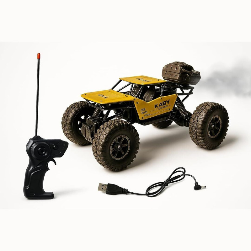 JoyAura 4x4 Crawler Remote Control Monster Truck RC Car Big Size Off Road Rock Car(Black)