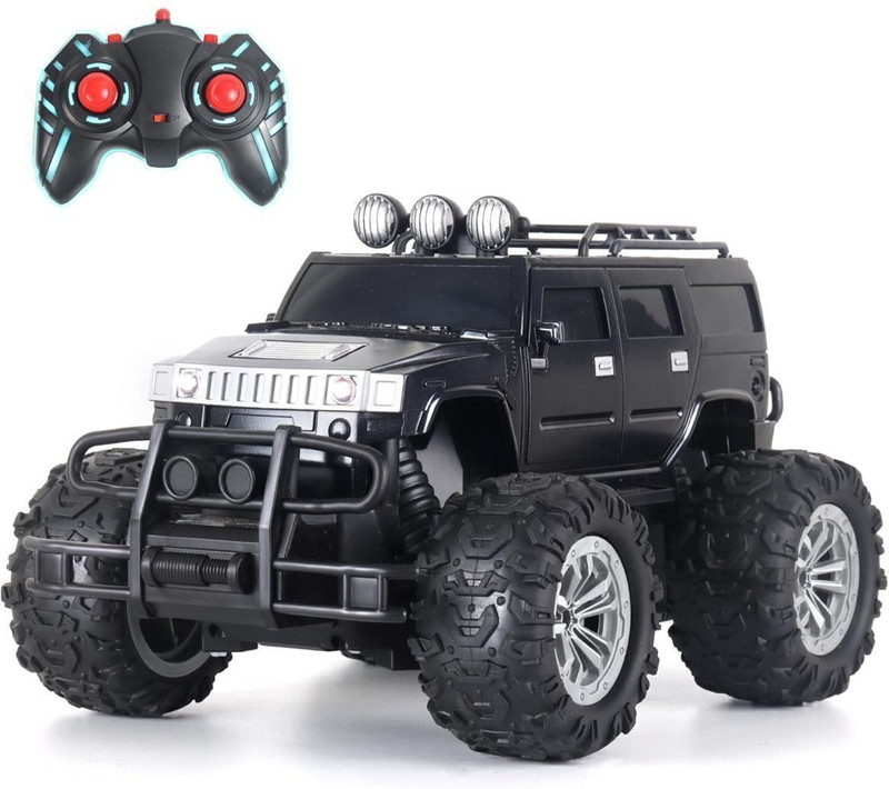 HIM TAX Remote Control Car Headlight Modes Lithium Battery C-Type Charging Black(Orange)