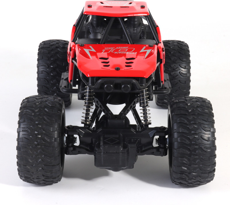 frendo Remote Controlled Rock Crawler RC Monster Truck, 2.4G, 1:18 Scale (Red)(Red)