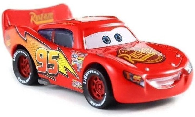 Wonderbox Lightning McQueen Pull Back Racing Car Toy for Kids 3+ Years Friction Powered(Red)