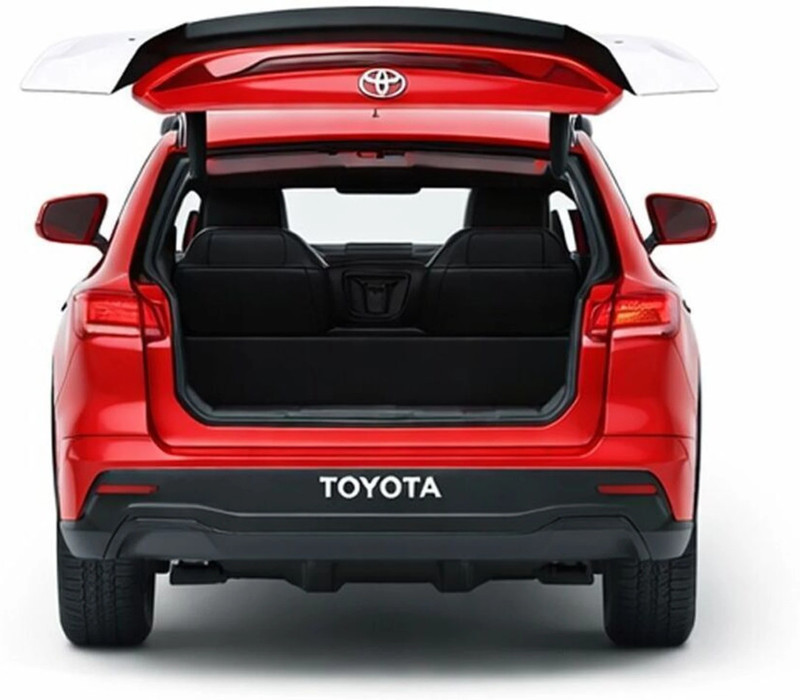 Zenvy Fortuner Die-Cast Toy Car 1:36 Scale Pull Back with Sound&Light((Random Color), Red, Multicolor)