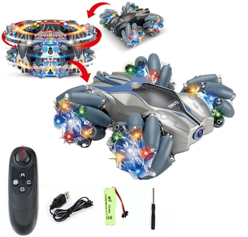 arthasya FlashRider RC Stunt Intruder Car – 4WD 360° Spins(Multicolor)